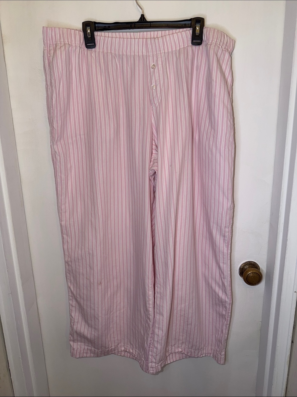 Hollister Pink & White Striped Pajama Pants - Picture 3 of 10